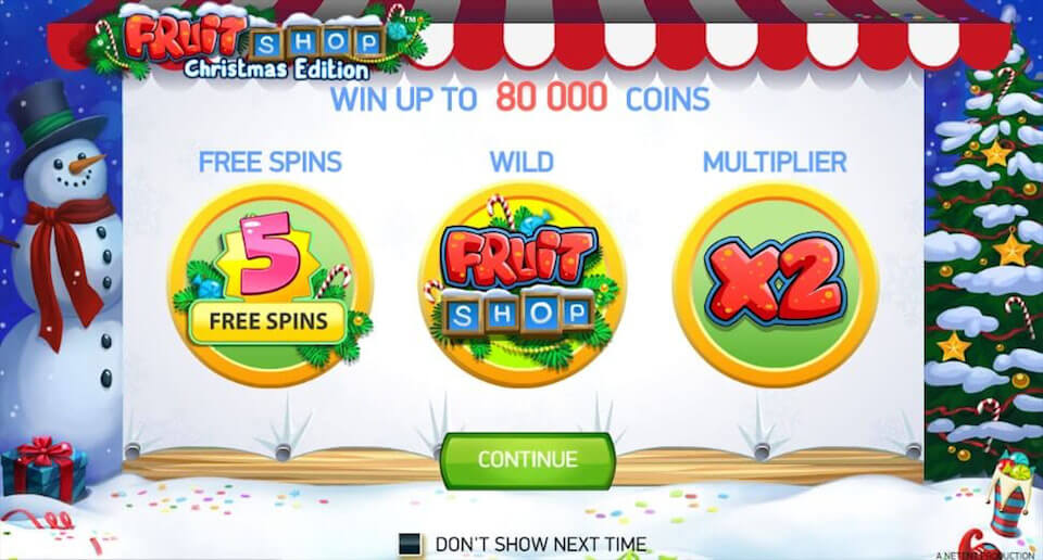 Fruit Shop Christmas Edition Ігровий процес