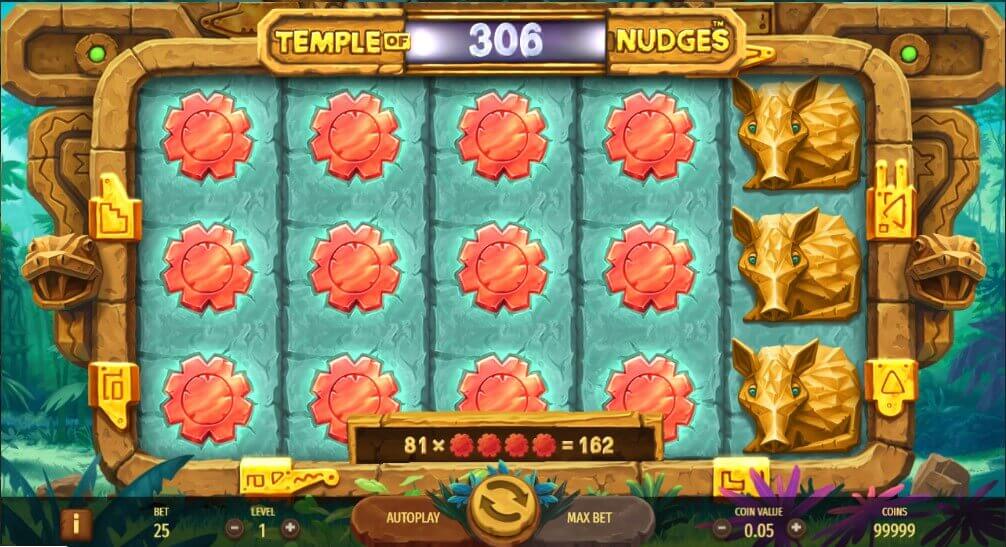Temple of Nudges proceso de juego