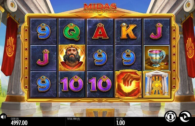 Midas Golden Touch - Thunderkick - Play Online and Win at Casino777