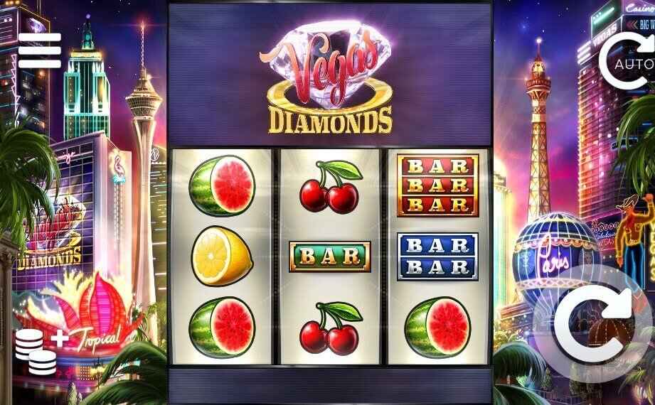 Vegas Diamonds Processo di gioco