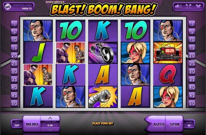 Blast Boom Bang proceso de juego