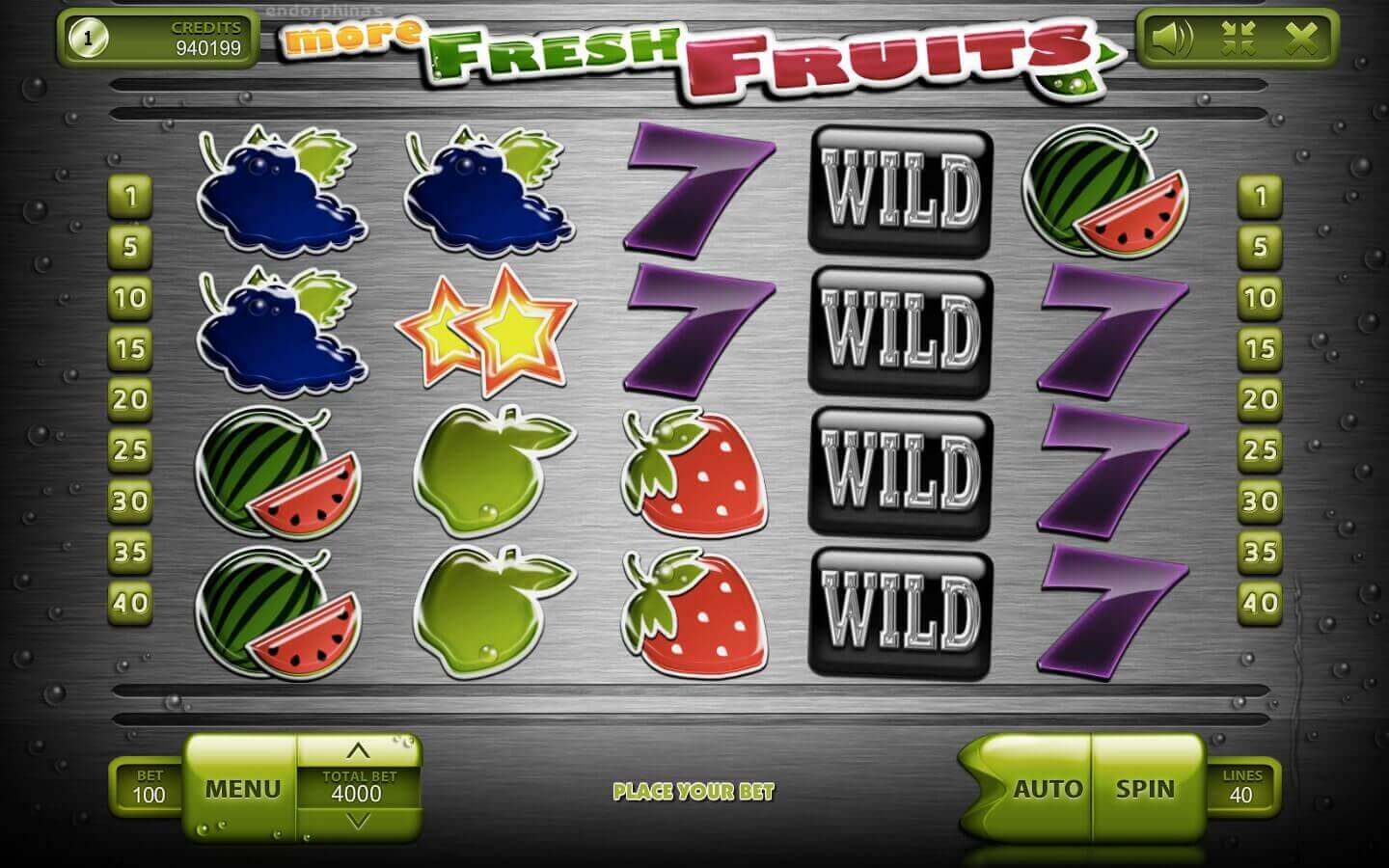 More Fresh Fruits proceso de juego