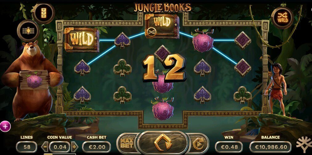 Jungle Books Game process