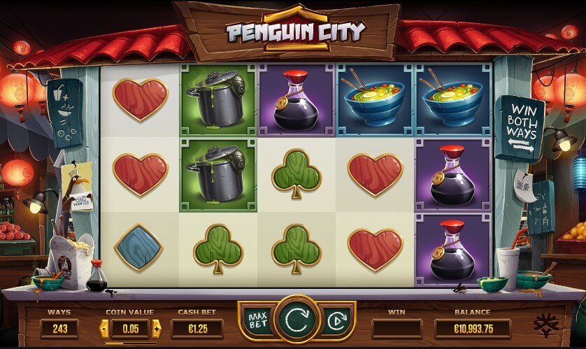 Penguin City proceso de juego