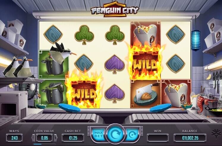 Penguin City proceso de juego