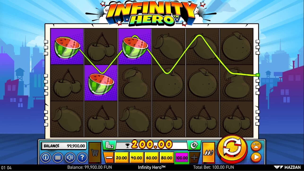 Infinity Hero Game process