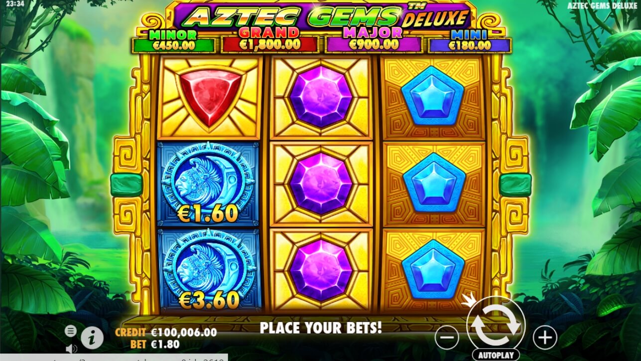 Aztec Gems Deluxe Spielablauf