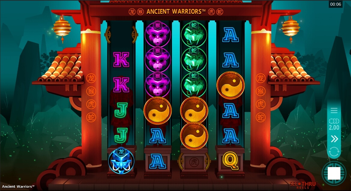 Ancient Warriors proceso de juego
