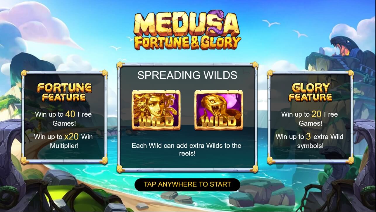 Medusa Fortune and Glory Spielablauf