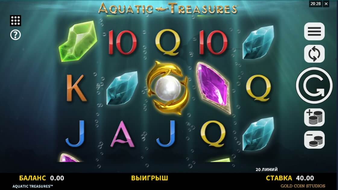 Aquatic Treasures Processo di gioco