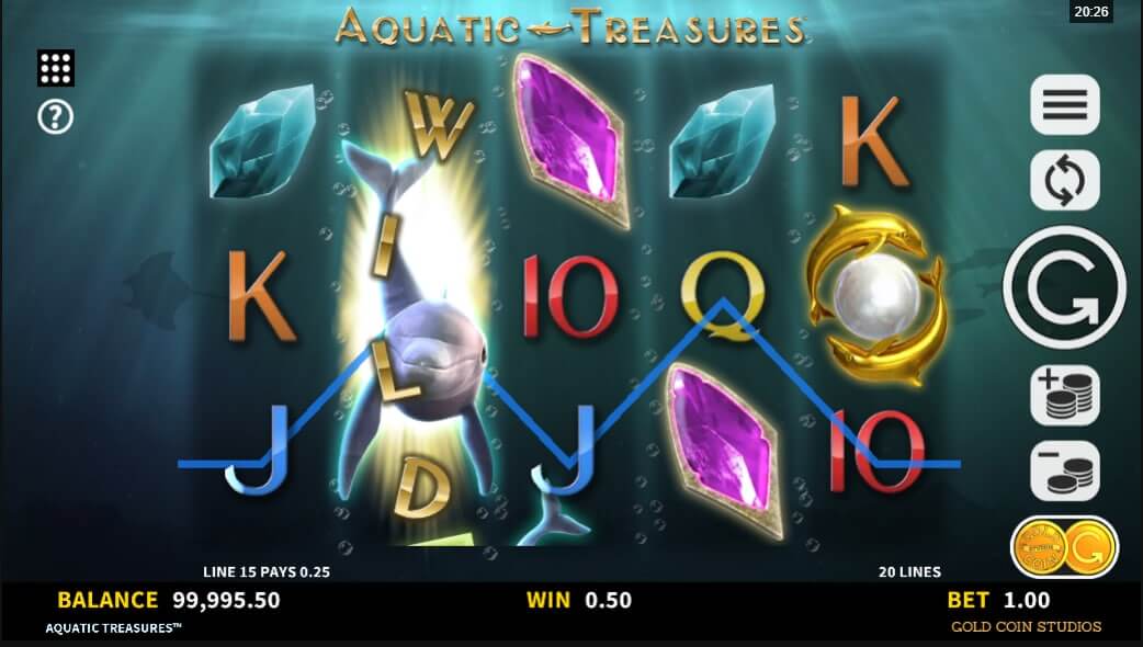 Aquatic Treasures Processo di gioco