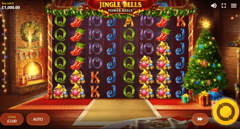 Jingle Bells Power Reels proceso de juego
