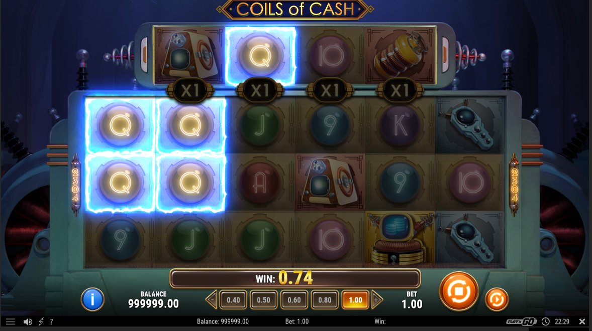 Coils of Cash Game process
