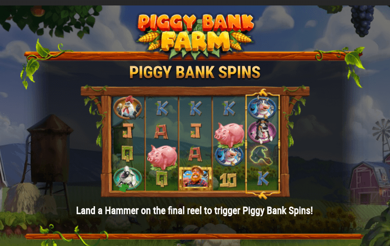 Piggy Bank Farm Processo di gioco