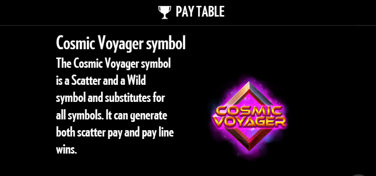 Cosmic Voyager  Processo di gioco