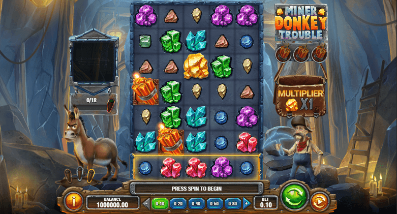 Miner Donkey Trouble Spielablauf