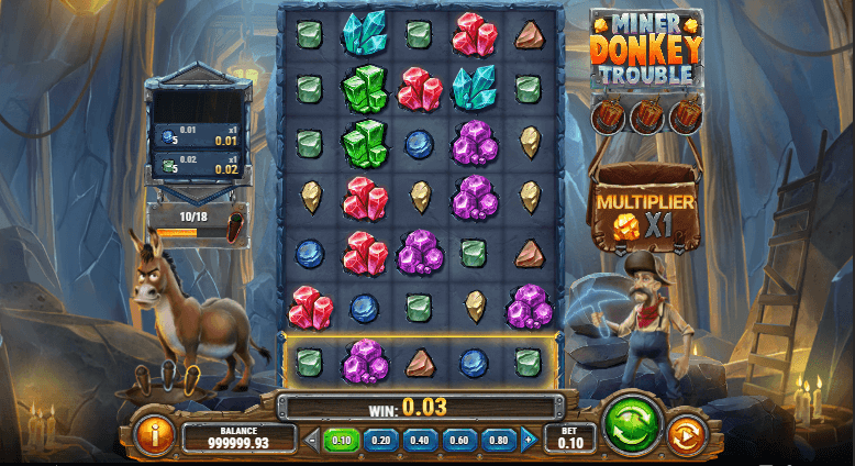 Miner Donkey Trouble Processo di gioco