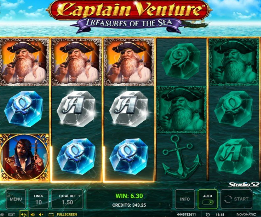 Captain Venture Treasures of the Sea Spielablauf