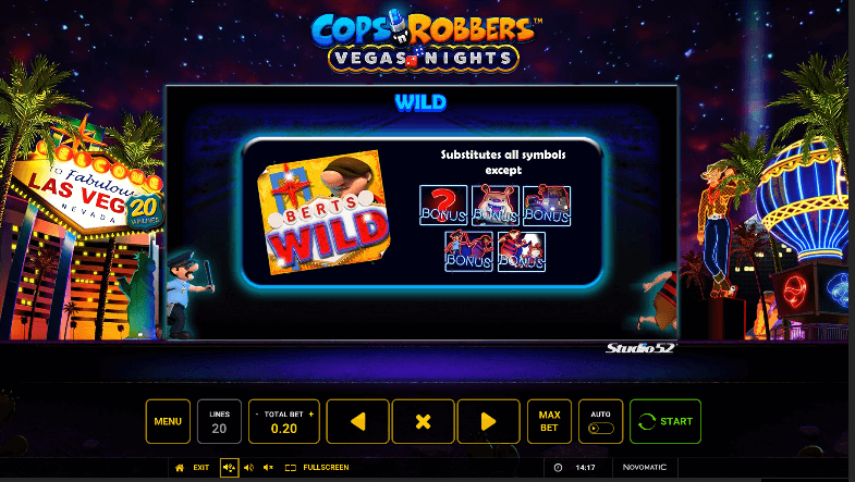 Cops N Robbers Vegas Nights Ігровий процес