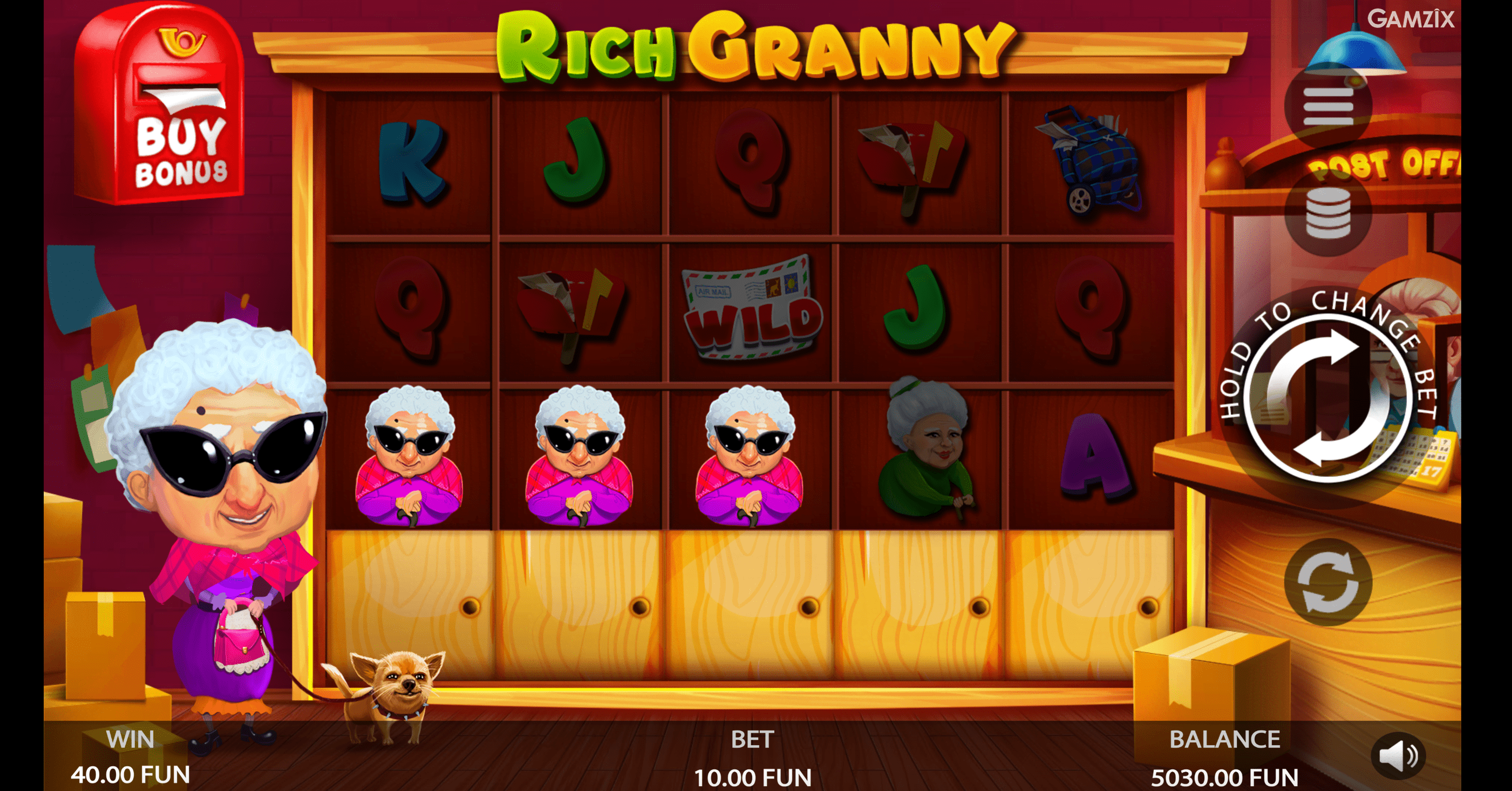 Rich Granny proceso de juego