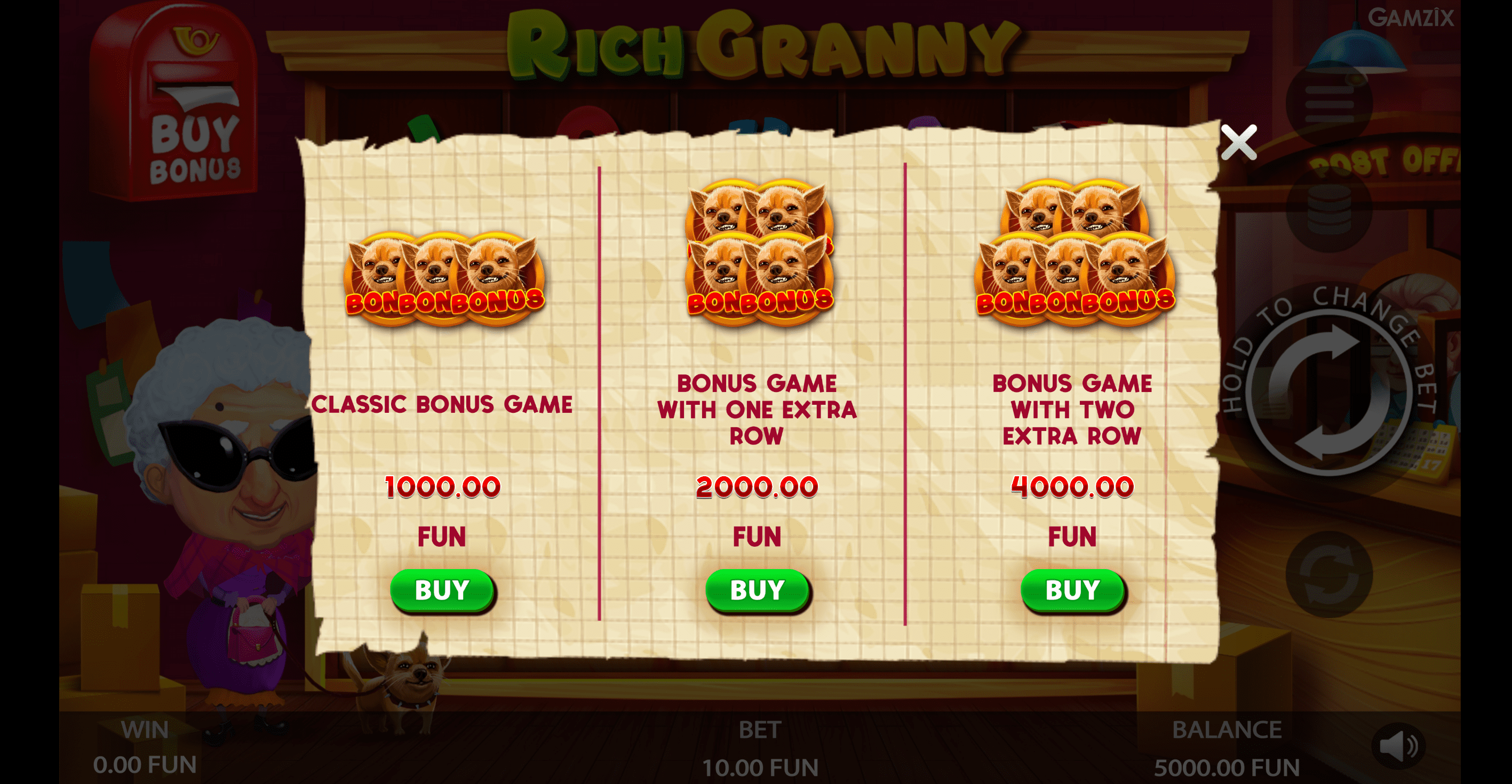 Rich Granny Spielablauf