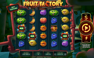 Fruit Factory proceso de juego