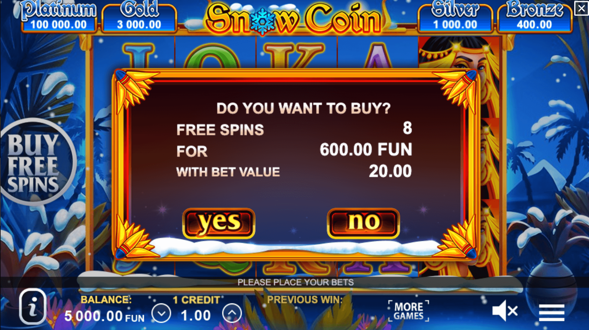 Snow Coin: Hold The Spin Game process