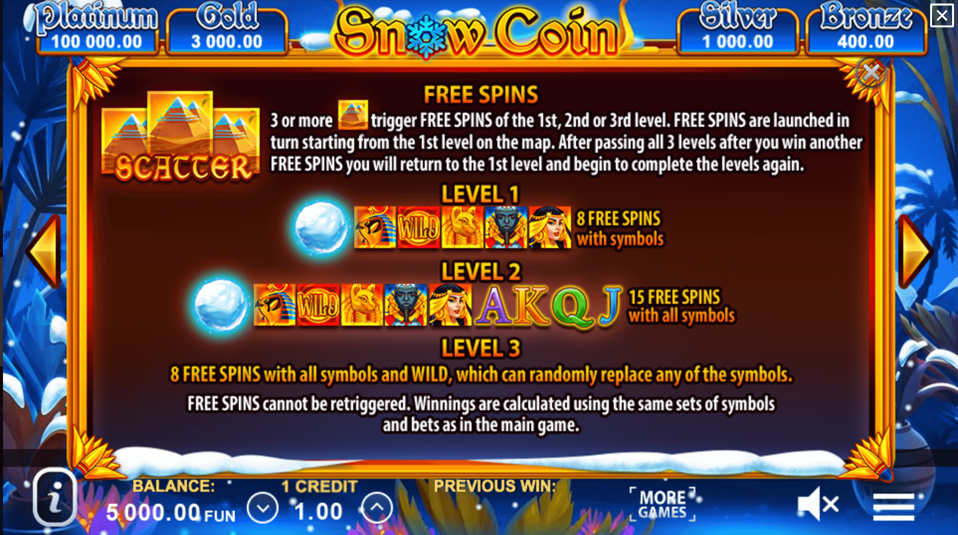 Snow Coin: Hold The Spin proceso de juego