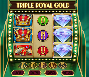 Triple Royal Gold proceso de juego