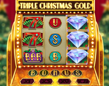 Triple Christmas Gold Game process
