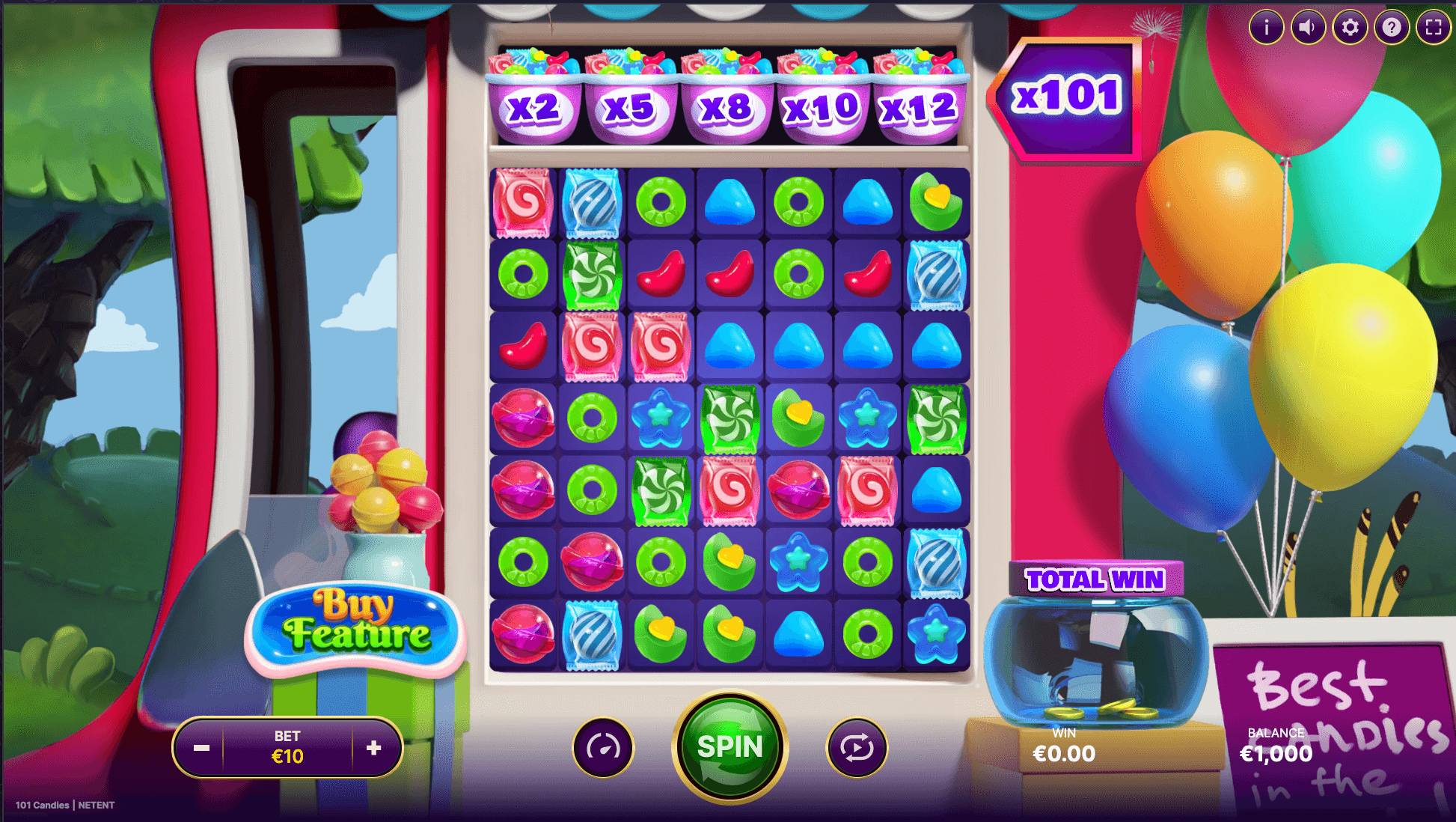 101 Candies Game process