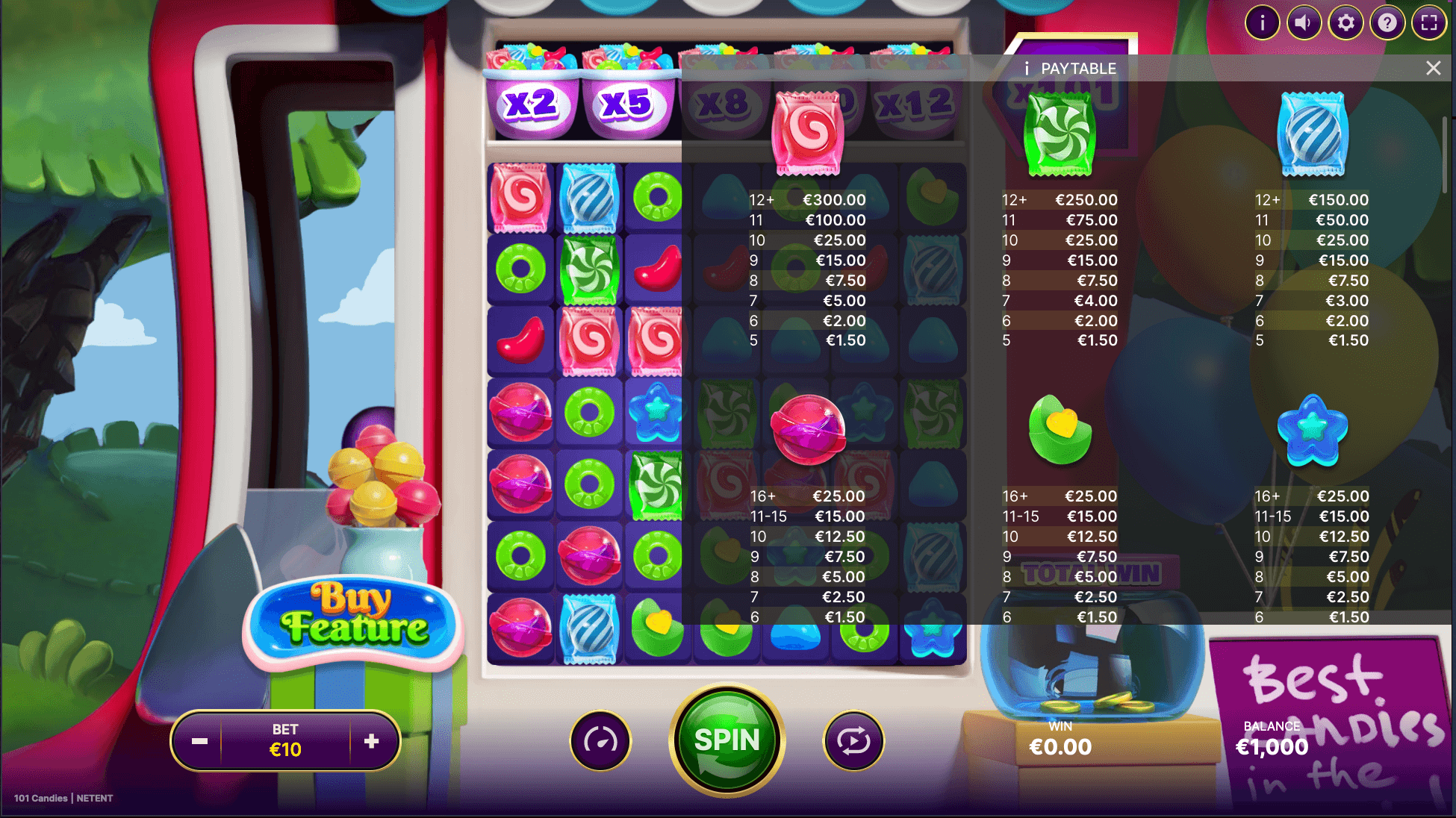 101 Candies Game process